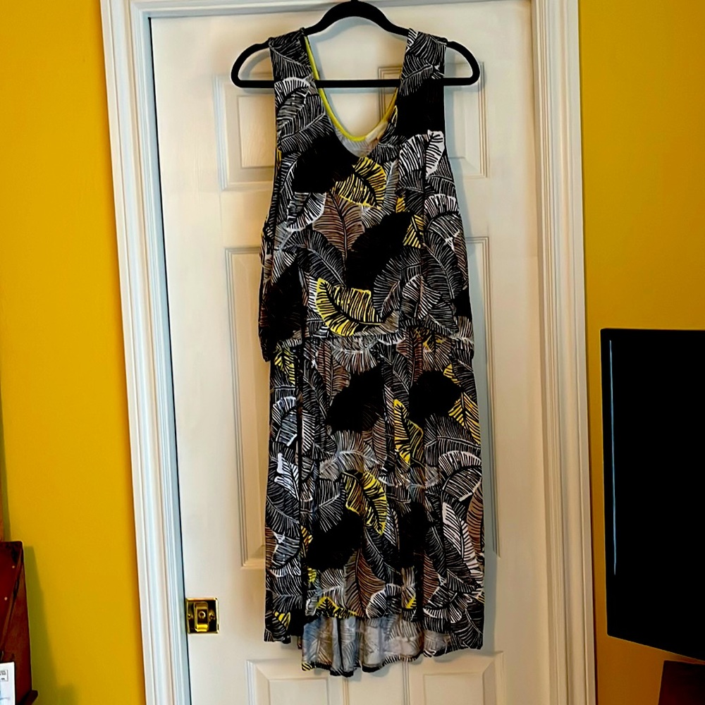 Kate & Sam, Tropical, Leaf Design Sundress!